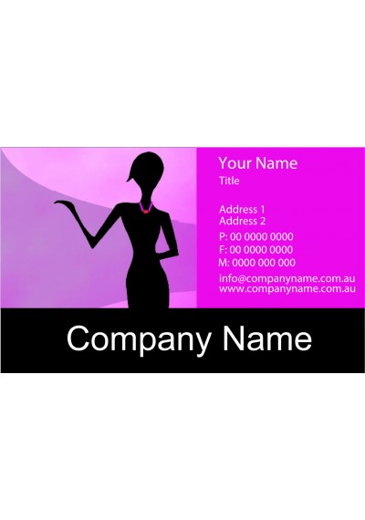 Fashion Lady Business Card